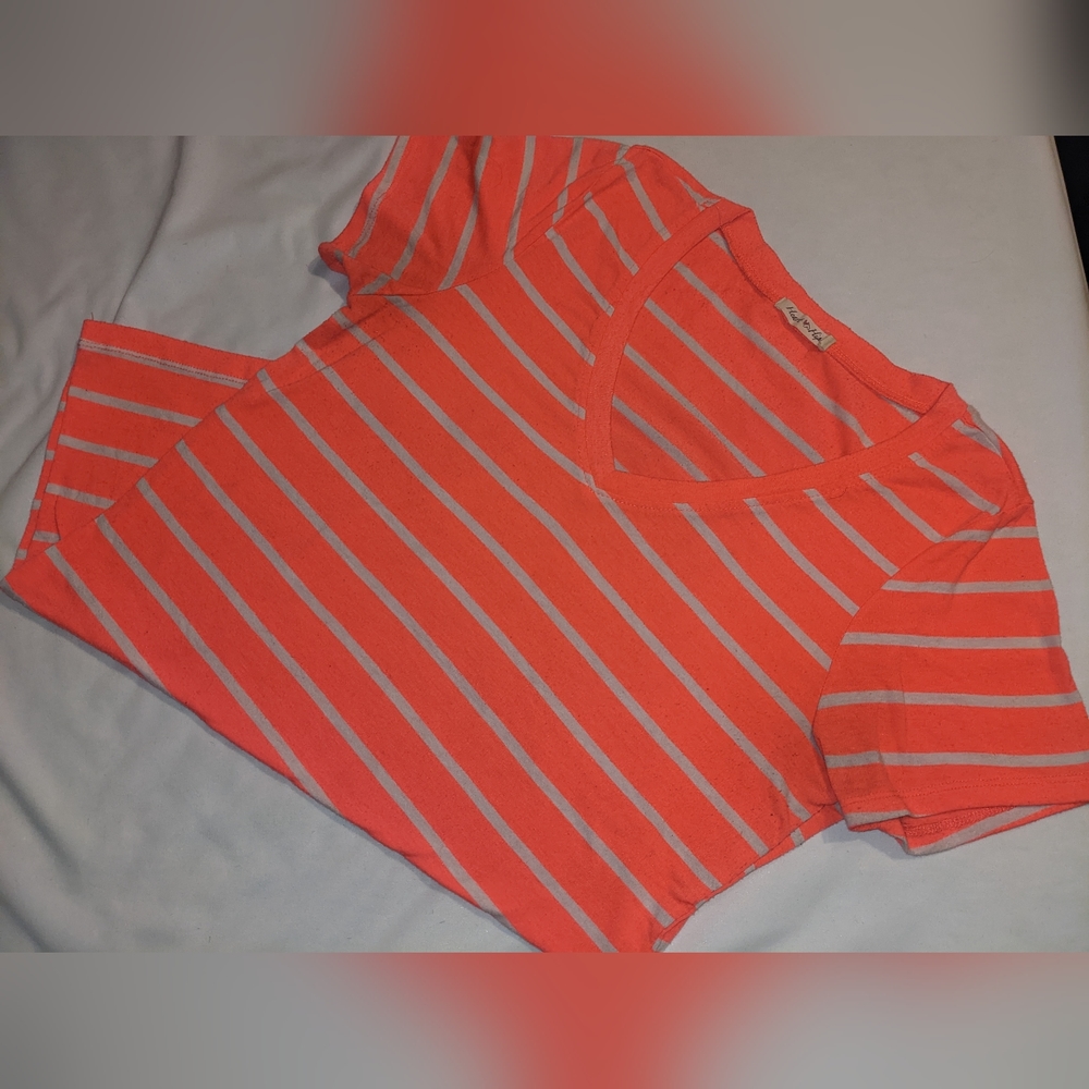 Hot pink strip top